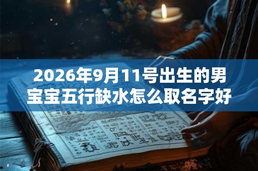 2026年9月11号出生的男宝宝五行缺水怎么取名字好