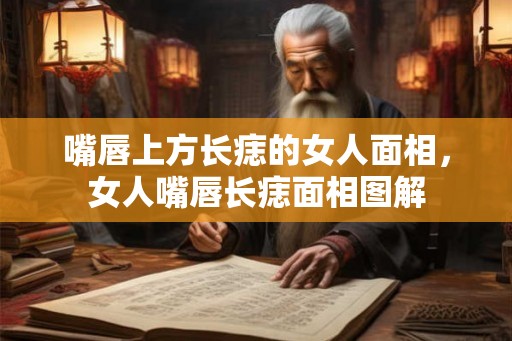 嘴唇上方长痣的女人面相，女人嘴唇长痣面相图解