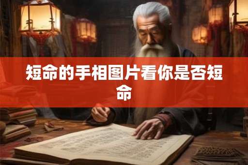 短命的手相图片看你是否短命