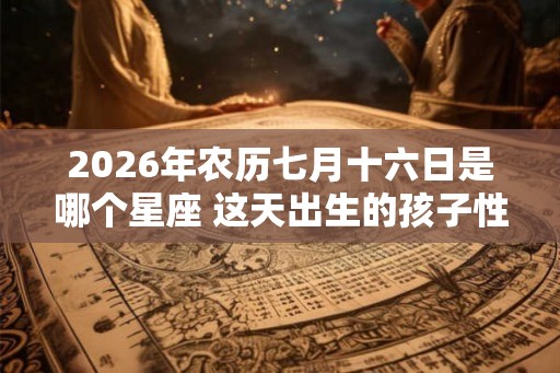 2026年农历七月十六日是哪个星座 这天出生的孩子性格分析