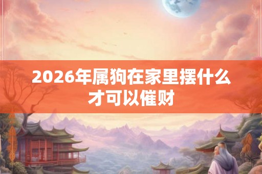 2026年属狗在家里摆什么才可以催财