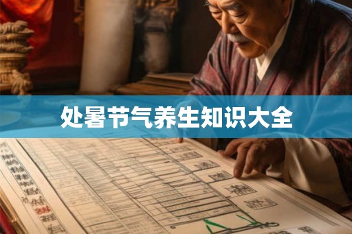 处暑节气养生知识大全