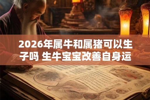 2026年属牛和属猪可以生子吗 生牛宝宝改善自身运势