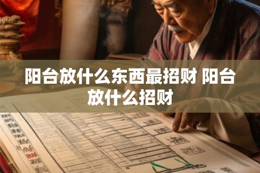 阳台放什么东西最招财 阳台放什么招财