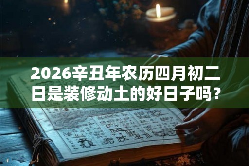 2026辛丑年农历四月初二日是装修动土的好日子吗? 2026辛丑年农历四月初二日是装修动土的好日子吗?