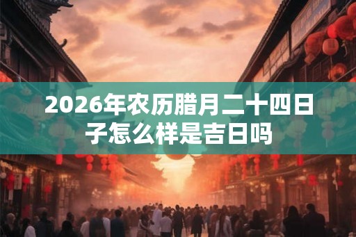 2026年农历腊月二十四日子怎么样是吉日吗 2026年农历腊月二十四日子怎么样是吉日吗