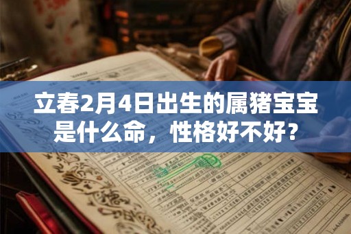 立春2月4日出生的属猪宝宝是什么命，性格好不好？