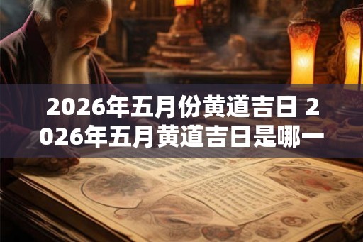 2026年五月份黄道吉日 2026年五月黄道吉日是哪一天 2026年五月份黄道吉日 2026年五月黄道吉日是哪一天