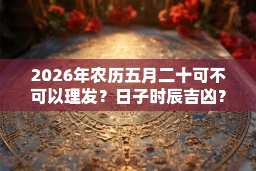 2026年农历五月二十可不可以理发？日子时辰吉凶？