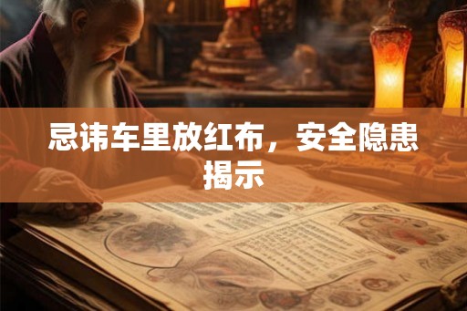 忌讳车里放红布,安全隐患揭示 忌讳车里放红布,安全隐患揭示