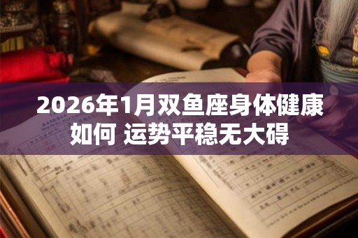 2026年1月双鱼座身体健康如何 运势平稳无大碍 2026年1月双鱼座身体健康如何 运势平稳无大碍
