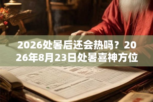 2026处暑后还会热吗？2026年8月23日处暑喜神方位