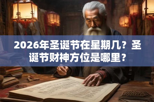 2026年圣诞节在星期几？圣诞节财神方位是哪里？