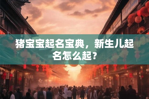 猪宝宝起名宝典,新生儿起名怎么起? 猪宝宝起名宝典,新生儿起名怎么起?