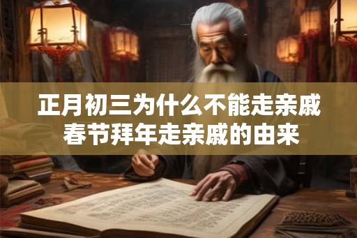 正月初三为什么不能走亲戚 春节拜年走亲戚的由来