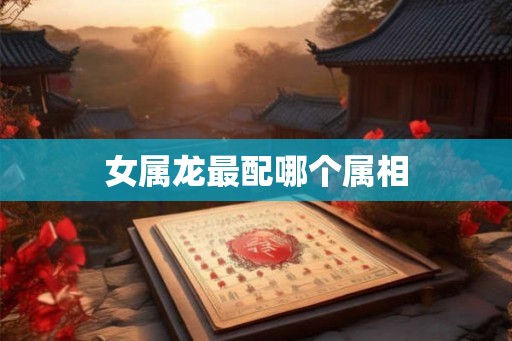 女属龙最配哪个属相