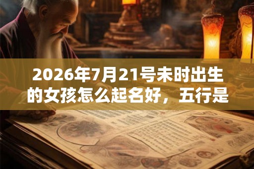 2026年7月21号未时出生的女孩怎么起名好，五行是什么？