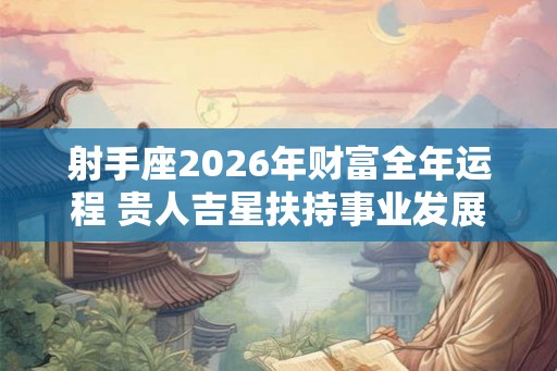 射手座2026年财富全年运程 贵人吉星扶持事业发展顺遂
