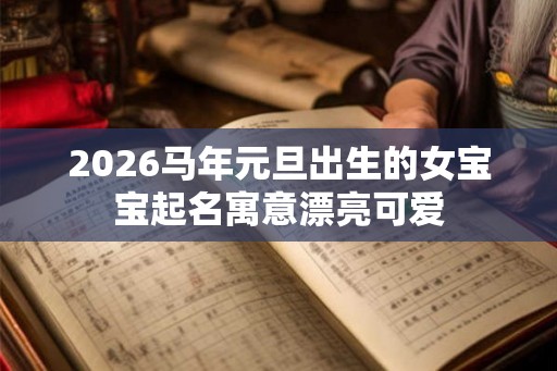 2026马年元旦出生的女宝宝起名寓意漂亮可爱