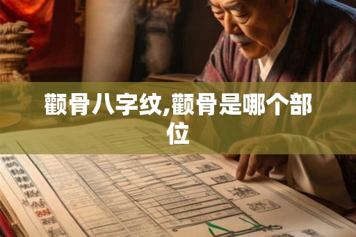 颧骨八字纹,颧骨是哪个部位