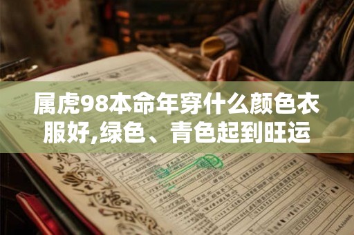属虎98本命年穿什么颜色衣服好,绿色、青色起到旺运势效果 属虎98本命年穿什么颜色衣服好,绿色、青色起到旺运势效果