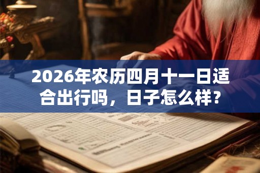 2026年农历四月十一日适合出行吗，日子怎么样？