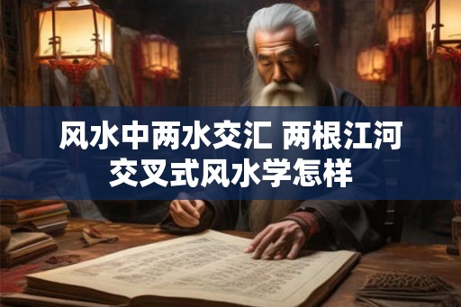 风水中两水交汇 两根江河交叉式风水学怎样