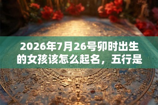 2026年7月26号卯时出生的女孩该怎么起名,五行是什么? 2026年7月26号卯时出生的女孩该怎么起名,五行是什么?