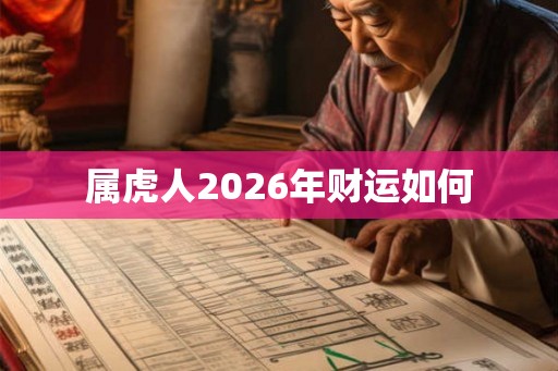属虎人2026年财运如何