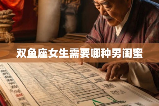 双鱼座女生需要哪种男闺蜜