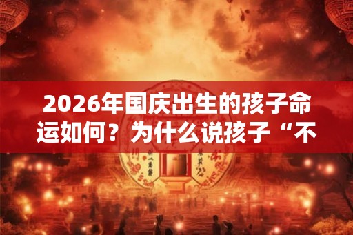 2026年国庆出生的孩子命运如何?为什么说孩子“不宜”十一出生? 2026年国庆出生的孩子命运如何?为什么说孩子“不宜”十一出生?