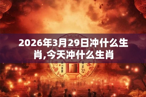 2026年3月29日冲什么生肖,今天冲什么生肖