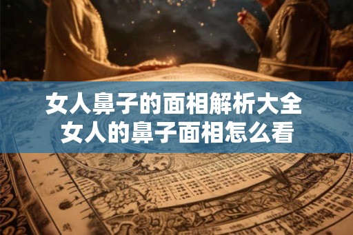 女人鼻子的面相解析大全 女人的鼻子面相怎么看 女人鼻子的面相解析大全 女人的鼻子面相怎么看