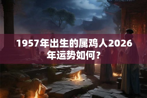 1957年出生的属鸡人2026年运势如何？