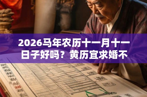 2026马年农历十一月十一日子好吗?黄历宜求婚不 2026马年农历十一月十一日子好吗?黄历宜求婚不