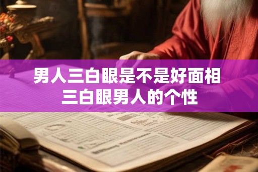 男人三白眼是不是好面相 三白眼男人的个性