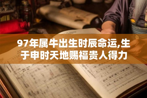 97年属牛出生时辰命运,生于申时天地赐福贵人得力