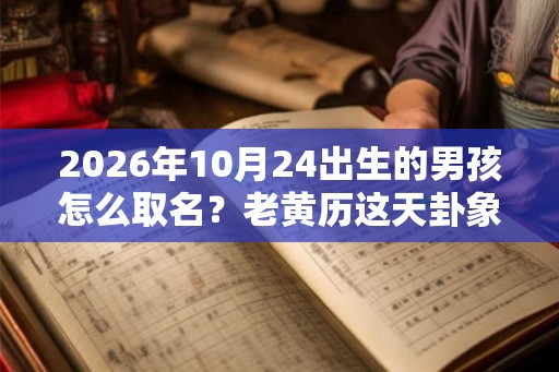 2026年10月24出生的男孩怎么取名？老黄历这天卦象好吗？