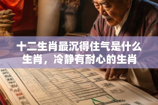 十二生肖最沉得住气是什么生肖，冷静有耐心的生肖