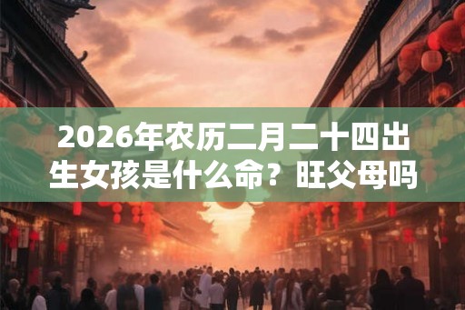 2026年农历二月二十四出生女孩是什么命？旺父母吗？