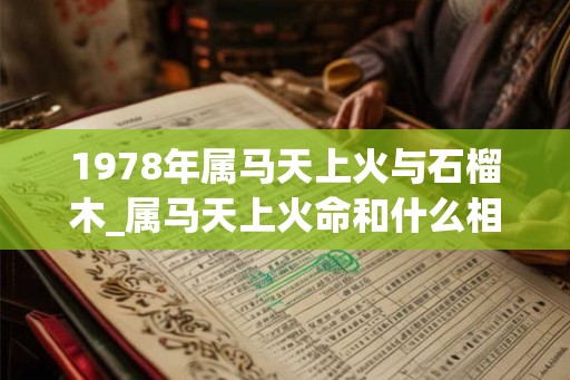 1978年属马天上火与石榴木_属马天上火命和什么相克 1978年属马天上火与石榴木_属马天上火命和什么相克