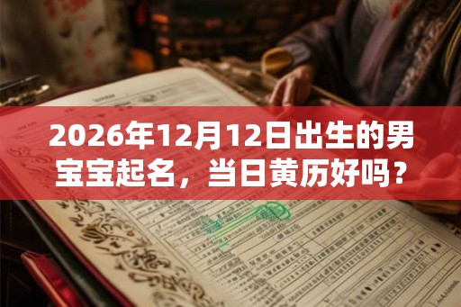 2026年12月12日出生的男宝宝起名，当日黄历好吗？