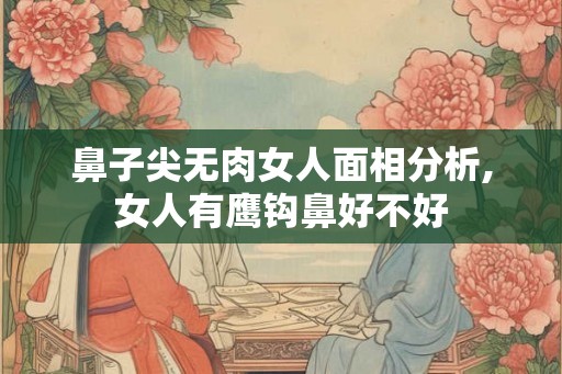 鼻子尖无肉女人面相分析,女人有鹰钩鼻好不好