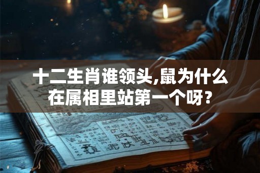 十二生肖谁领头,鼠为什么在属相里站第一个呀？