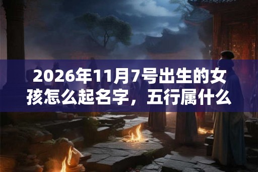2026年11月7号出生的女孩怎么起名字，五行属什么