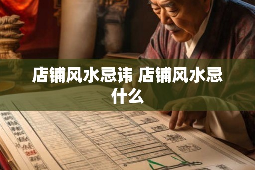 店铺风水忌讳 店铺风水忌什么