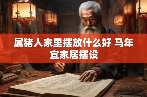 属猪人家里摆放什么好 马年宜家居摆设 属猪人家里摆放什么好 马年宜家居摆设