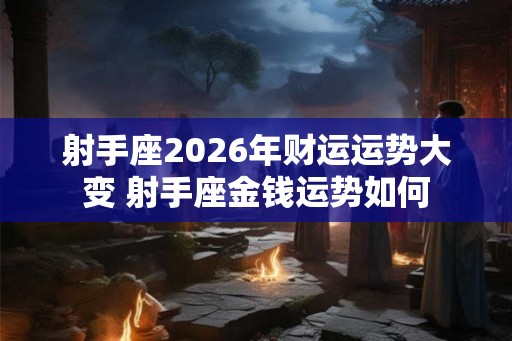 射手座2026年财运运势大变 射手座金钱运势如何