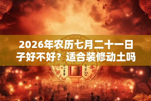 2026年农历七月二十一日子好不好？适合装修动土吗？