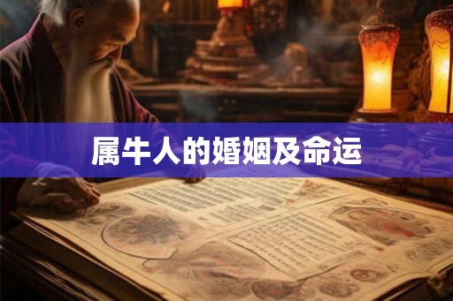 属牛人的婚姻及命运